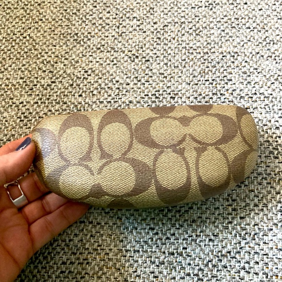 Coach | Accessories | Authentic Coach Signature Hardshell Eyeglass Case ...